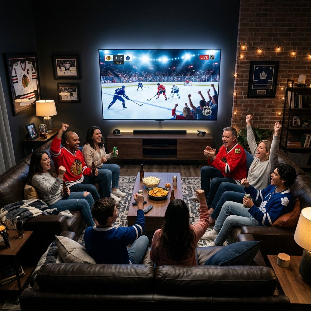 Live sports and entertainment streaming in 4K HD